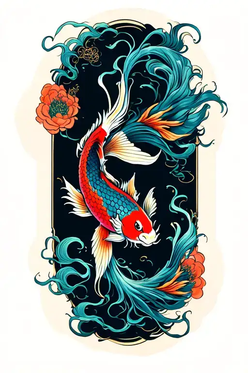 Dragon Fish Koi Fish