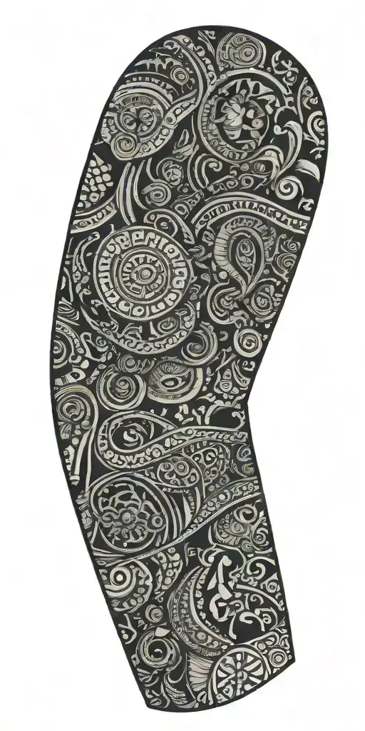 African Tribal Tattoo Pattern