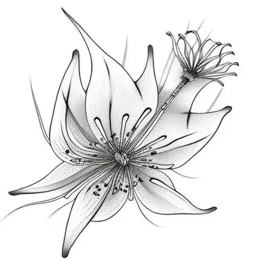 Spider Lily Whole Left Arm
