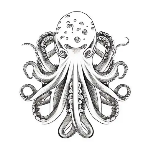 Octopus Eating Popcorn