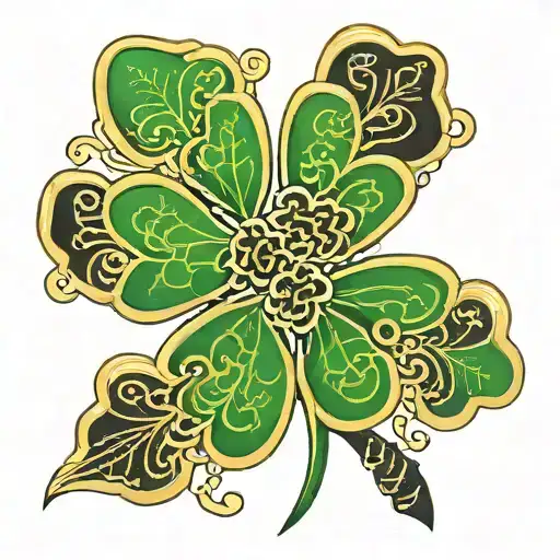 Irish-polish Clover Leaf Shaped Like