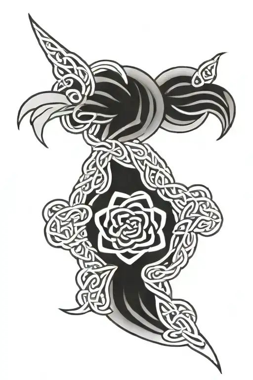 Celtic Motherhood Knot Design Incorporating
