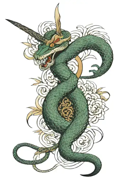 Snake Knife Surrounded