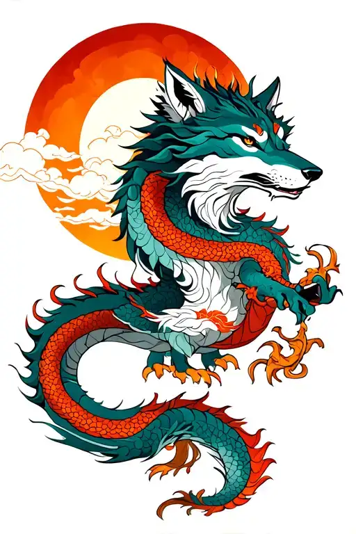 Wolf And Dragon