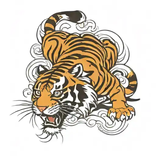 Japanese Style Tiger