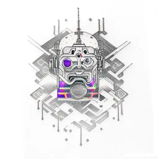 Cyberpunk Tattoo Sketch