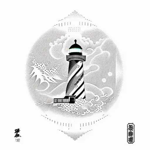 Data Flowing Through A Lighthouse