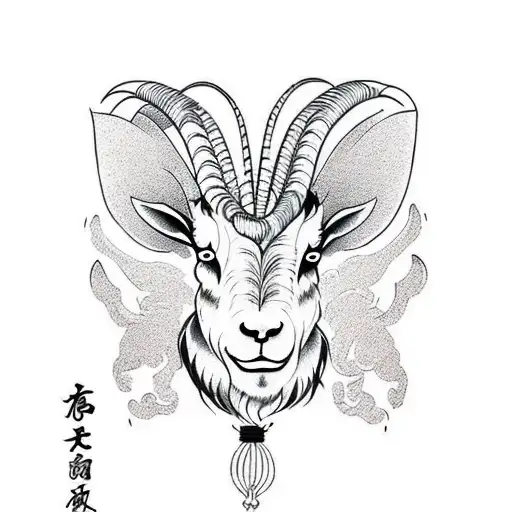 Chinese Zodiac Goat And Dog