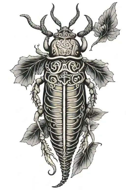 The Fusion Between An Hercules Beetle And A Biblical Angel