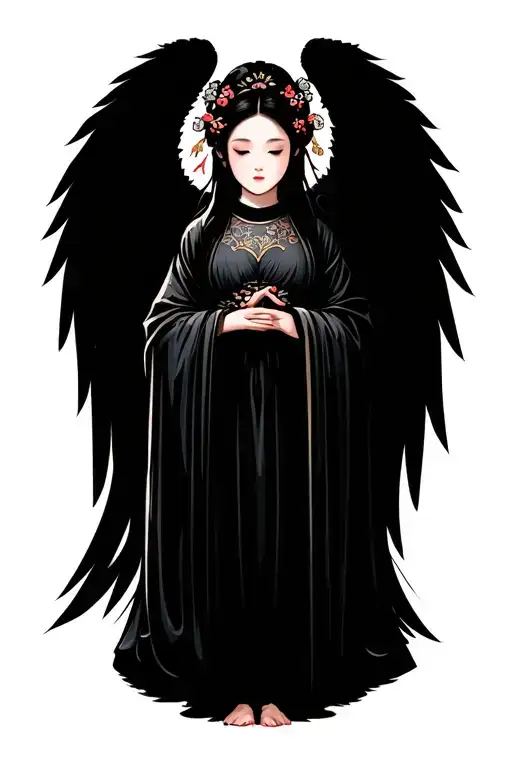 Angel With Wings And No Face