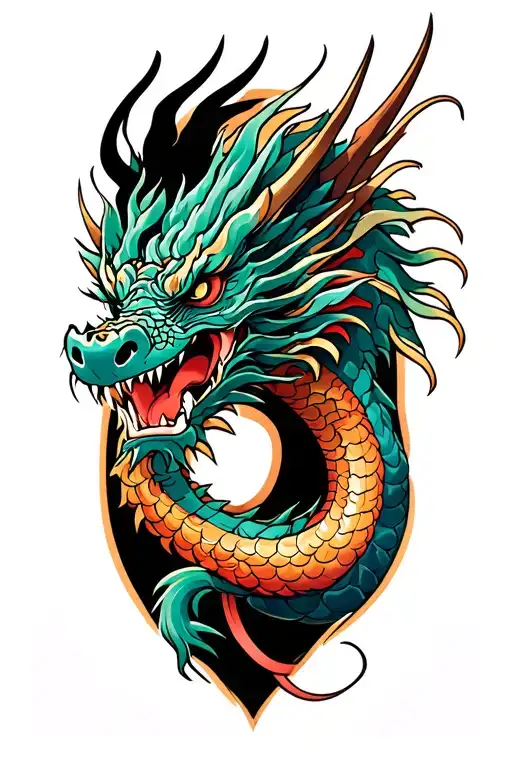 Dragons And Samurai Warrior