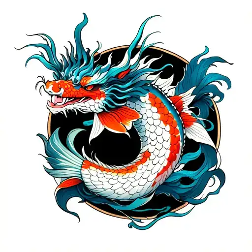 Koi Inspired Dragon