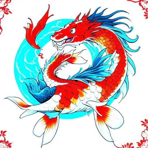 Koi Inspired Dragon