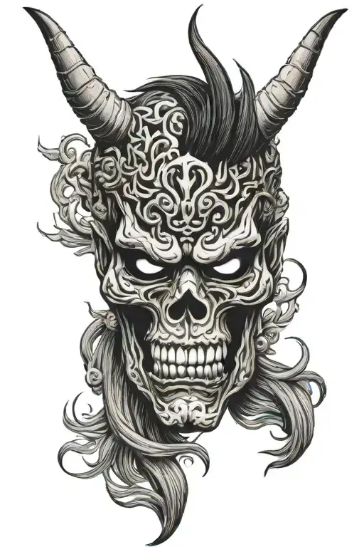 Oni Skull Mask