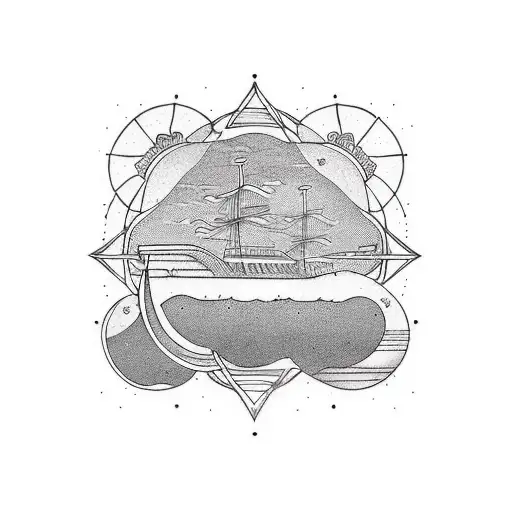 A Ship In Her Long Travel Like Life