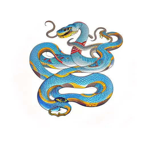 Snake With Good Luck