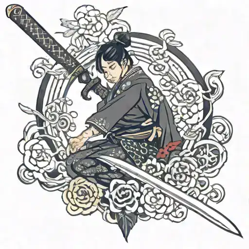 Sword Cutting Into Body