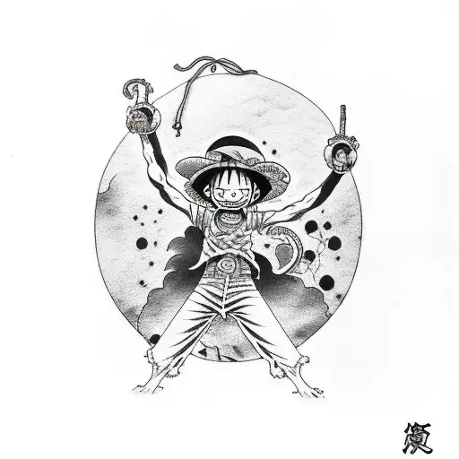 Monkey D Luffy With Blood