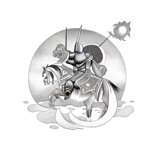 Knight With A Cresent Moon