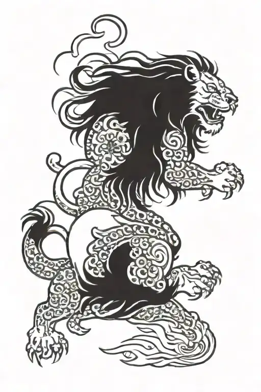 Lion Death Mom Courage