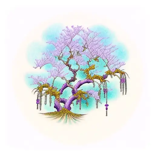 Willow Tree With Purple Rip Grandma