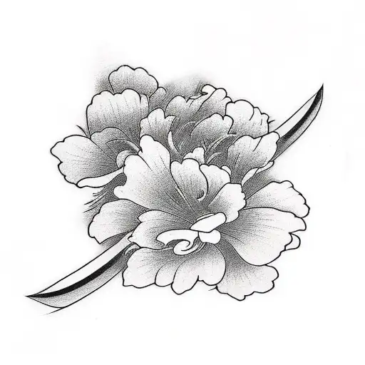 Flower With A Katana