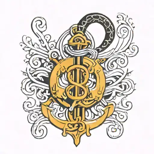 Anchor Treble Clef Symbol