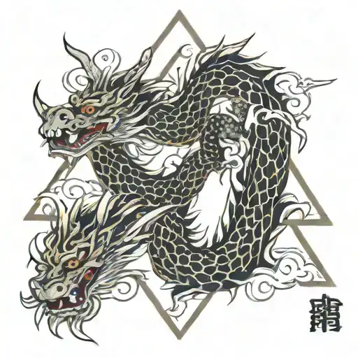 Triangle And Dragon