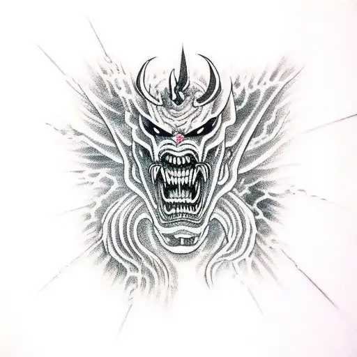 Demon Of Disease Screaming While Everything Dies