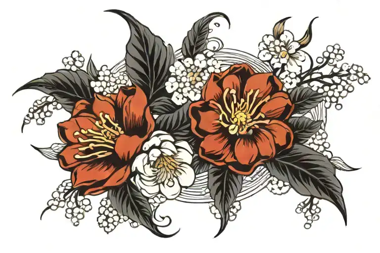 Dainty Flowers Wrapped