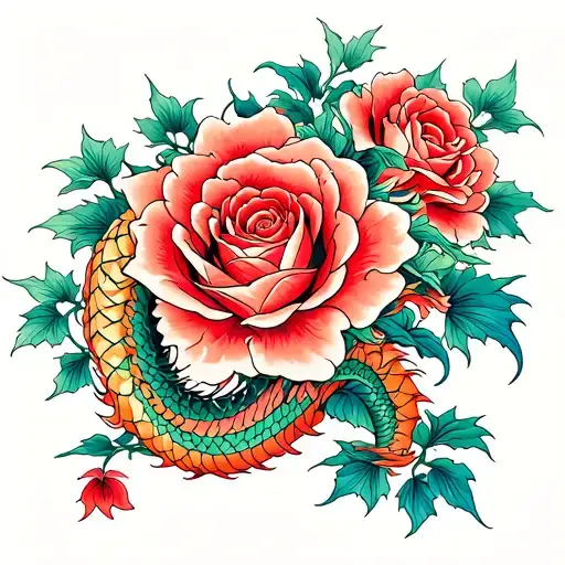 Dragon Roses