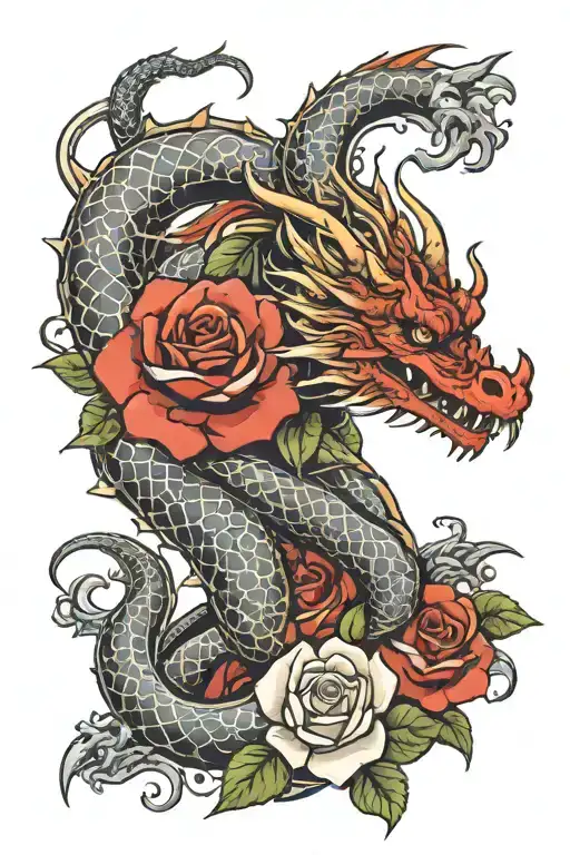 Rose Girls Gun Money Car Dragon Mafia Symbol Incorporated