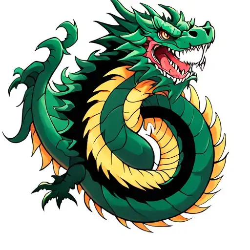 Shenron Dragon With Dragon Ball Number 3