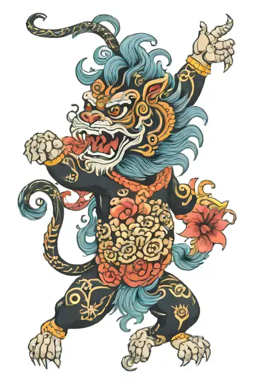 3 Alebrijes 1 Lion 1 Gorilla 1 Monkey