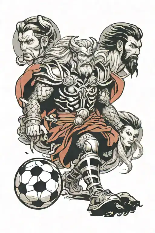 Soccer Thor Family God