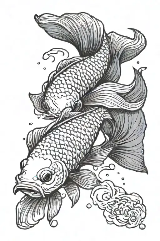 Betta Splendens Jumping Up Out Of A Pool Of Water