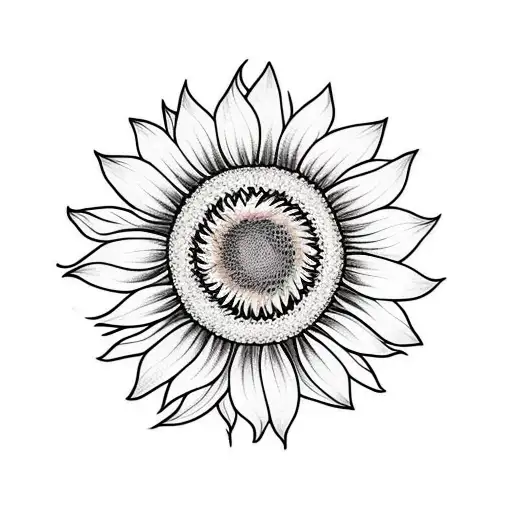 Sunflower With A Cardinal