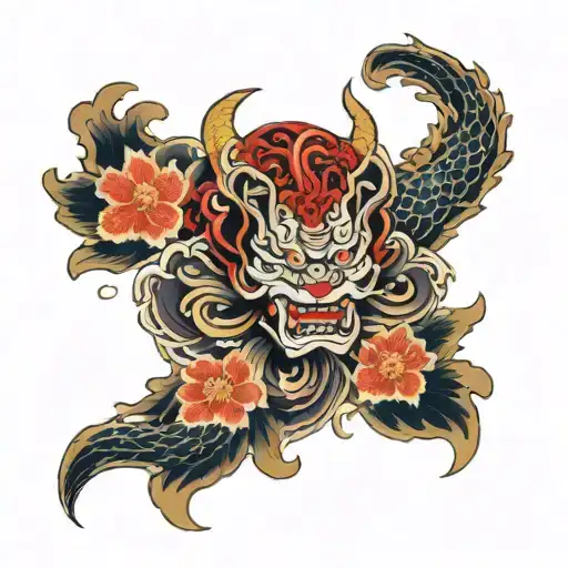 Antique Tattoo Modern Style Color