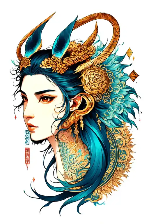 Zodiac Face Sagittarius