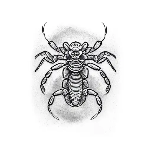 A Scorpion In Ocean Waves