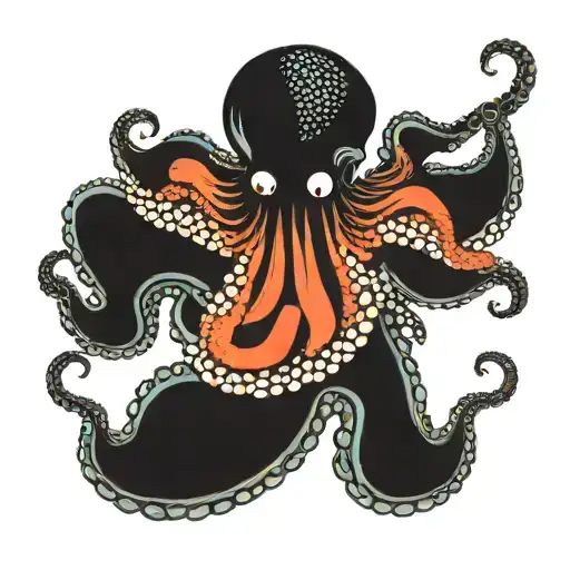 Octopus Reaching Up From The Deep