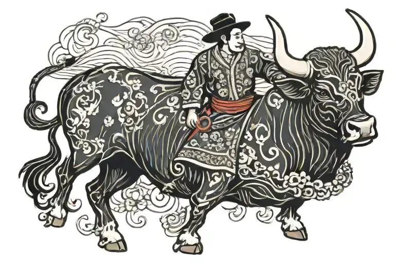 Matador Killing Bull