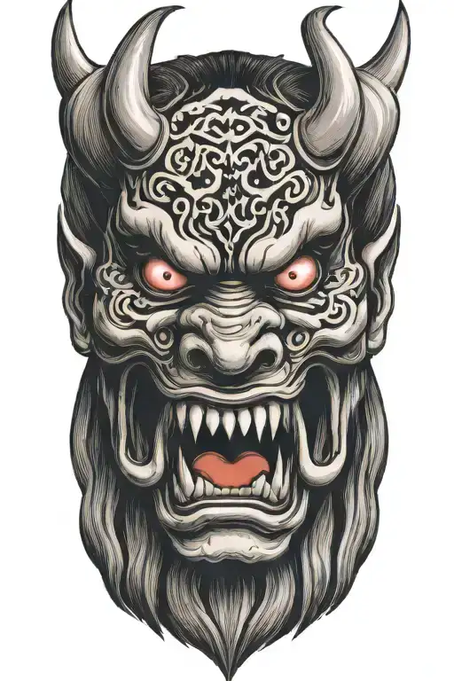 Demon Oni Mask