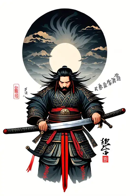 Samurai With A Sword