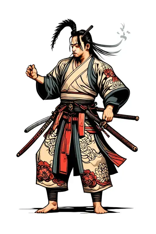 Samurai With A Sword