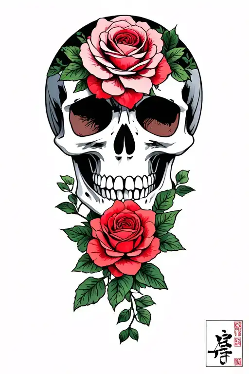 Skull And Roses