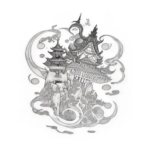 Tatoo Based On Alice In The Wonderlands And Sword In The Stone From Disney