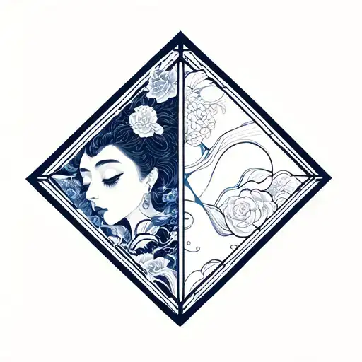 Gemini And Aquarius Patern Geometrical