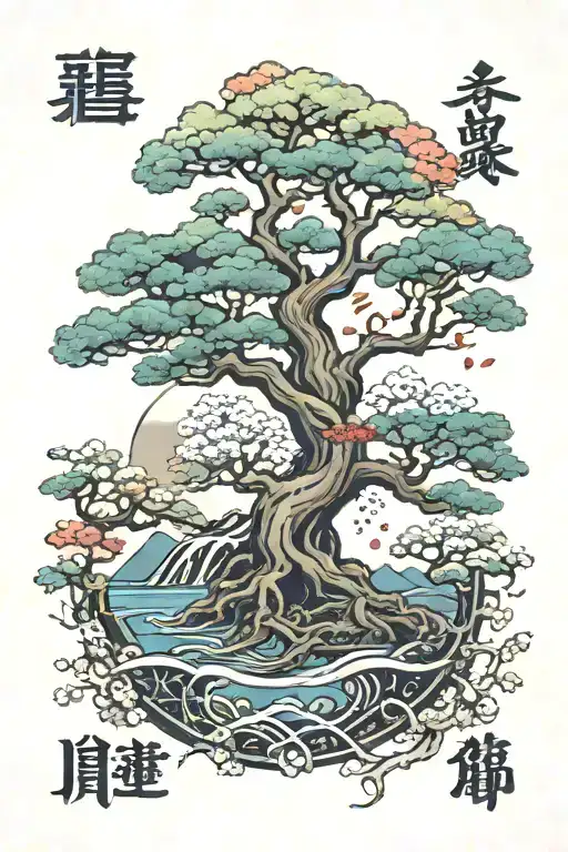 Tree Of Life Seasons Represented Along