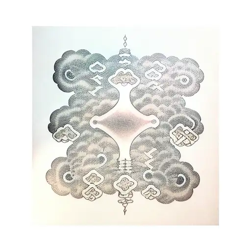 Cloud Pattern Around Hand